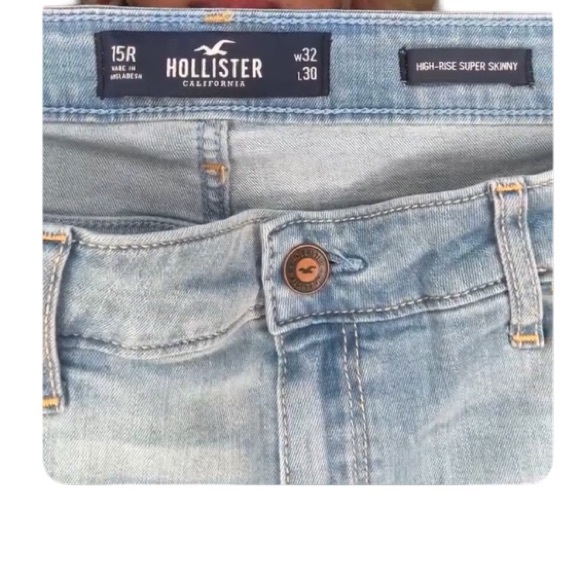 HOLLISTER women’s HIGH-RISE SUPER SKINNY - Picture 4 of 15